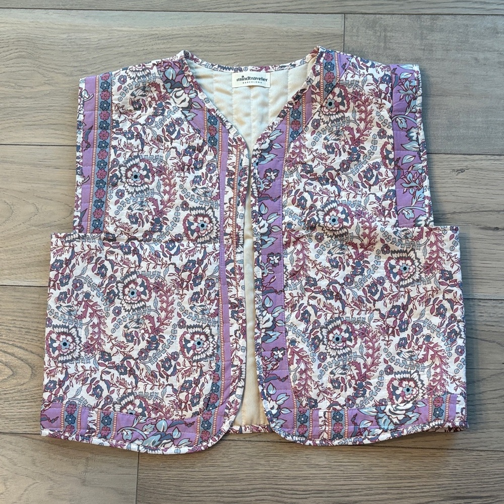 Mindtraveler Floral Paisley Vest